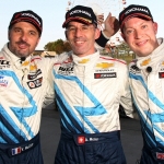 Yvan Muller, Alain Menu and Rob Huff. Photo by FIA WTCC Media