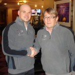 Tony Gilham, pictured with 888 Sporting Director Les Jones
