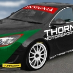 Artists impression of the BTCC Insignia