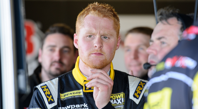 Josh Cook on Saturday at Donington Park