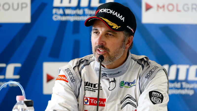 Yvan Muller secured pole position in Hungary