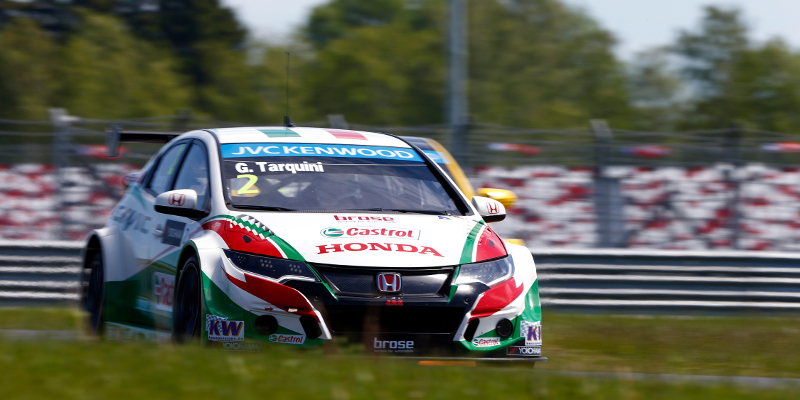 02 TARQUINI Gabriele (ita) Honda Civic team Honda racing Jas action during the 2015 FIA WTCC World Touring Car Race of Moscow at Moscow Raceway, Russia from June 5th to 7th 2015. Photo Frederic Le Floch / DPPI.