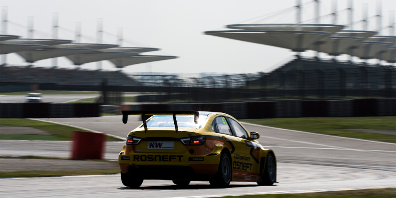 47 Nicolas LAPIERRE (FRA) Lada Vesta team Lada Sport Rosneft action during the 2015 FIA WTCC World Touring Car Championship race at Shangaï from September 25 to 27th 2015, China. Photo Vincent Curutchet / DPPI.