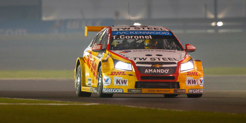 04 CORONEL Tom (ned) Chevrolet Cruze team Roal motorsport action during the 2015 FIA WTCC World Touring Car Championship race at Losail from November 25th to 27th 2015, Qatar. Photo Frederic Le Floc'h / DPPI
