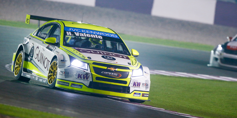 VALENTE Hugo (fra) Chevrolet Cruze team Campos racing portrait ambiance during the 2015 FIA WTCC World Touring Car Championship race at Losail from November 25th to 27th 2015, Qatar. Photo Frederic Le Floch / DPPI