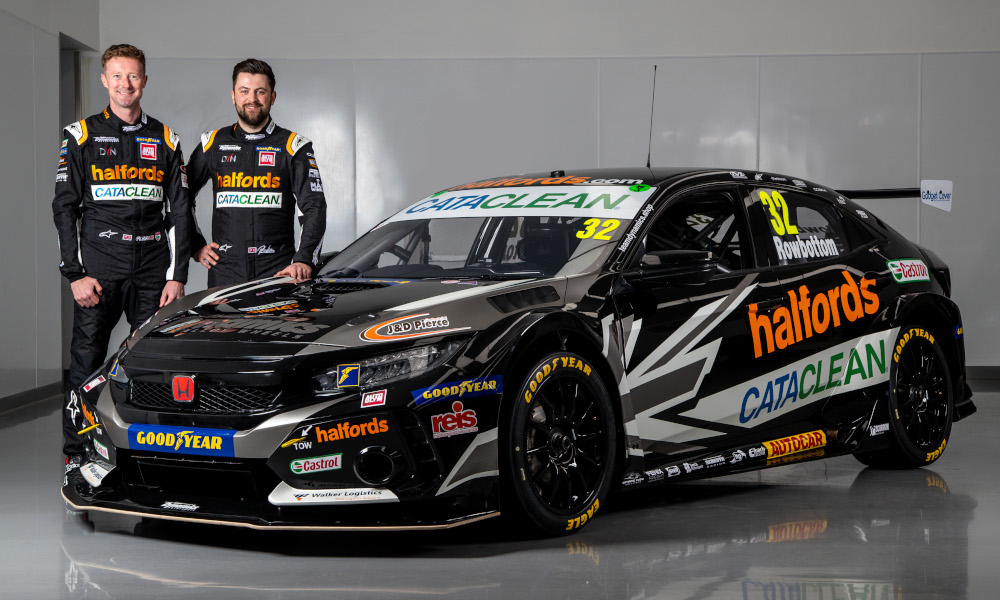 Gordon Shedden and Daniel Rowbottom, Team Dynamics, Honda Civic Type-R FK8 NGTC