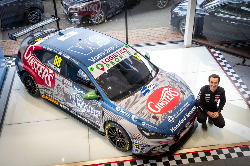 Tom Ingram unveils new Excelr8 Hyundai livery »