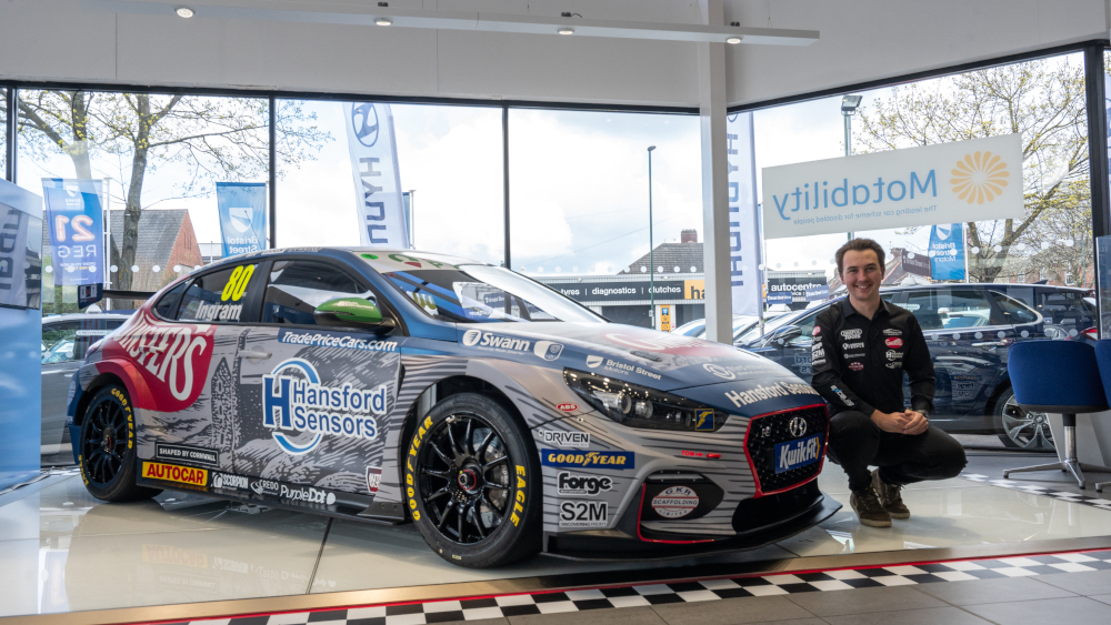 Tom Ingram unveils new Excelr8 Hyundai livery »