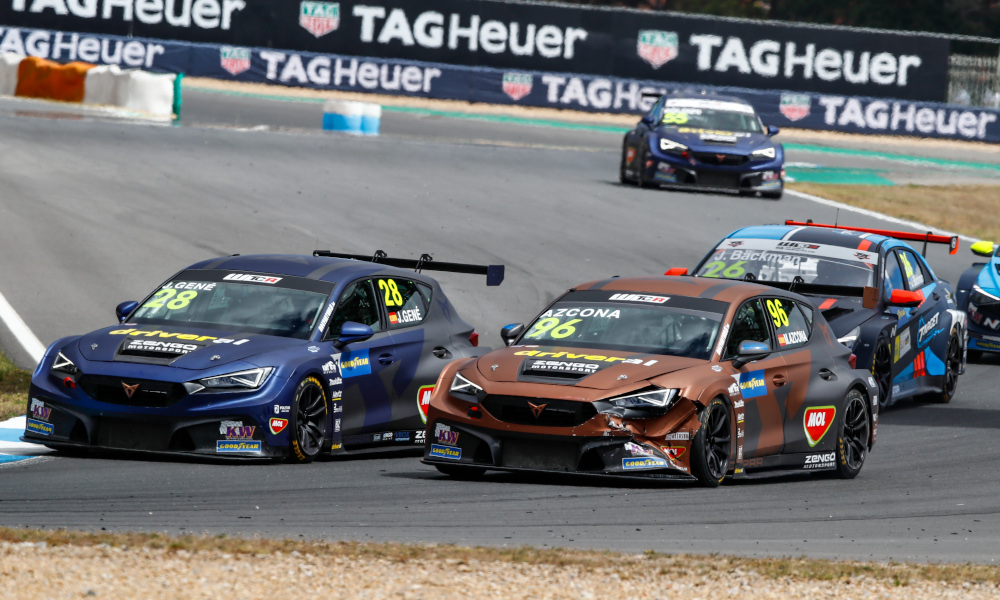 Jordi Gené and Mikel Azcona, Zengő Motorsport, CUPRA Leon Competición TCR