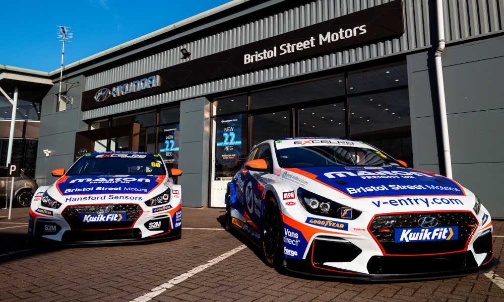 Tom Chilton and Tom Ingram, Excelr8 Motorsport, Hyundai i30 Fastback N NGTC