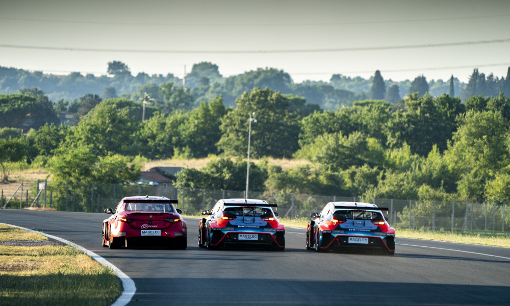 ETCR cars at Vallelunga