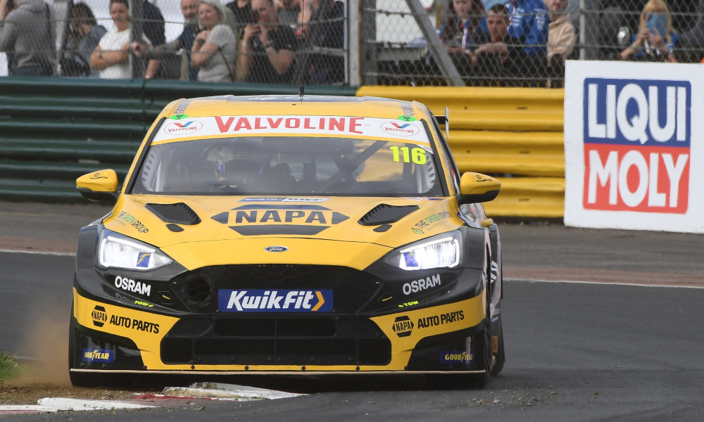 Ash Sutton wins feisty final race at Croft