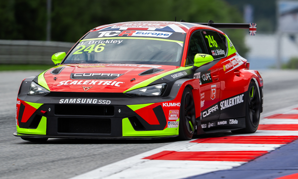 Jenson Brickley remains in title contention with race two win at the Red Bull Ring