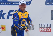 Ash Sutton: ‘The car’s allowing me to take myself to another level’ Ash Sutton celebrates on the podium by spraying champagne